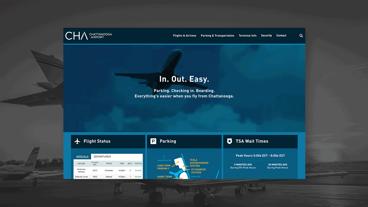 Chattanooga Airport website